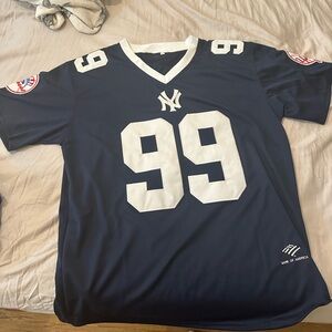 Yankees aaron judge footbal jersey